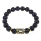 Браслет с руной Феху и синт.камнем Синий авантюрин BSRF-17-02