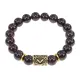 Браслет с руной Кеназ и нат. камнем Гранат BSRF-19-06