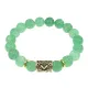 Браслет с руной Кеназ и нат.камнем Нефрит BSRF-19-13