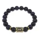 Браслет с руной Эйваз и синт.камнем Синий авантюрин BSRF-22-02