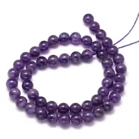 Бусины Аметист 10мм на нити FB10-004