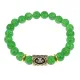 Браслет с руной Дагаз и нат. камнем Нефрит BSRG-03-13