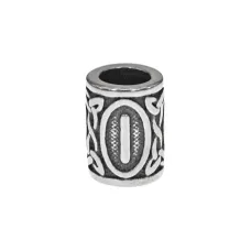 Бусина со славянской руной Исток, 13х10мм, нерж.сталь HB008-06