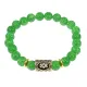 Браслет с руной Ингуз и нат. камнем Нефрит BSRG-05-13
