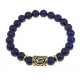Браслет с руной Уруз и нат. камнем Лазурит BSRG-13-10