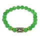 Браслет с руной Вуньо и нат.камнем Нефрит BSRG-18-13