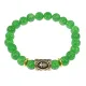 Браслет с руной Тейваз и нат.камнем Нефрит BSRG-20-13
