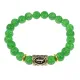 Браслет с руной Эйваз и нат. камнем Нефрит BSRG-22-13