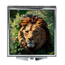 Складное зеркало квадратное Лев ZER2-0405