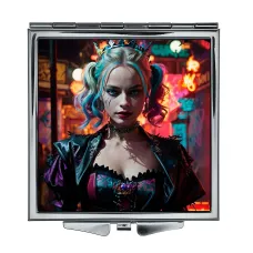 Складное зеркало квадратное Героиня ZER2-0477