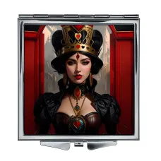 Складное зеркало квадратное Королева ZER2-0484