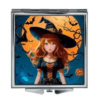 Складное зеркало квадратное Молодая волшебница ZER2-0505