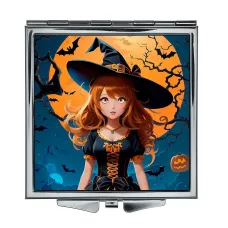 Складное зеркало квадратное Молодая волшебница ZER2-0505