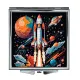 Складное зеркало квадратное Полет в космос ZER2-0525