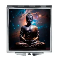 Складное зеркало квадратное Будда ZER2-0532