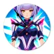Часы настенные Аниме девушка 20см, пластик MCH257