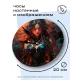 Часы настенные Фэнтэзи девушка 20 см, пластик MCH266