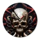 Часы настенные Череп с щупальцами 20 см, пластик MCH288