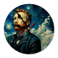 Часы настенные Ван Гог 20 см, пластик MCH302