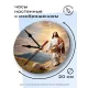 Часы настенные Иисус 20 см, пластик MCH307