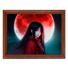 Постер в рамке 22х17см Аниме девушка POSG-0367