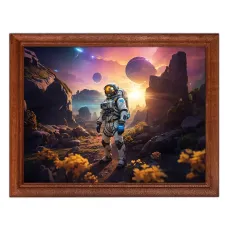 Постер в рамке 22х17см Исследование планеты POSG-0372