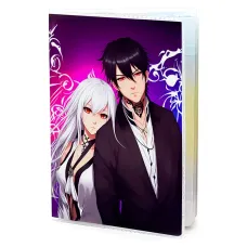 Обложка для паспорта ПВХ Аниме пара MOB565