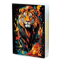 Обложка для паспорта ПВХ Дикая кошка MOB579