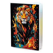 Обложка для паспорта ПВХ Дикая кошка MOB579