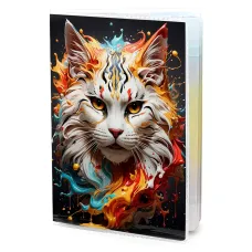 Обложка для паспорта ПВХ Кот MOB609