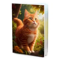 Обложка для паспорта ПВХ Рыжий кот MOB610