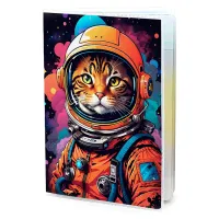 Обложка для паспорта ПВХ Кот астронавт MOB615