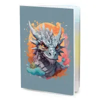 Обложка для паспорта ПВХ Белый дракон MOB655