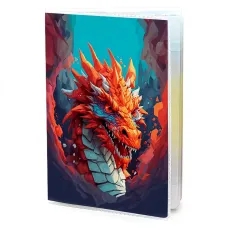 Обложка для паспорта ПВХ Красный дракон MOB657