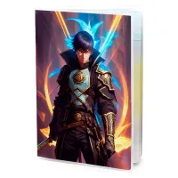 Обложка для паспорта ПВХ Аниме парень с мечом MOB674