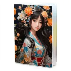 Обложка для паспорта ПВХ Молодая японка MOB699