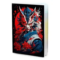 Обложка для паспорта ПВХ Японская маска демона MOB703