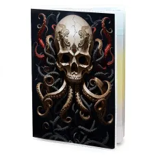 Обложка для паспорта ПВХ Череп с щупальцами MOB722