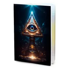 Обложка для паспорта ПВХ Всевидящее око MOB723