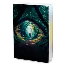 Обложка для паспорта ПВХ Аллея в лесу MOB733