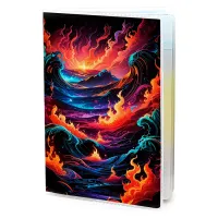 Обложка для паспорта ПВХ Вода и пламя MOB736