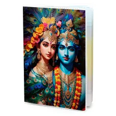 Обложка для паспорта ПВХ Радха и Кришна MOB764