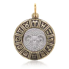 Кулон Знаки Зодиака Овен, d.23мм V-BJK01-01