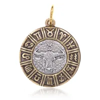 Кулон Знаки Зодиака Телец, d.23мм V-BJK01-02
