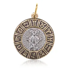 Кулон Знаки Зодиака Близнецы, d.23мм V-BJK01-03