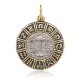 Кулон Знаки Зодиака Весы, d.23мм V-BJK01-07