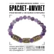 Рунический браслет Стабильный доход с нат.камнем Аметист 8мм BSRH-007