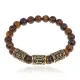 Рунический браслет Максимальное развитие с нат.камнем Тигровый глаз 8мм BSRH-010