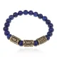 Рунический браслет Денежный канал с нат.камнем Лазурит 8мм BSRH-018