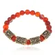 Рунический браслет Антистресс с нат.камнем Сердолик 8мм BSRH-029